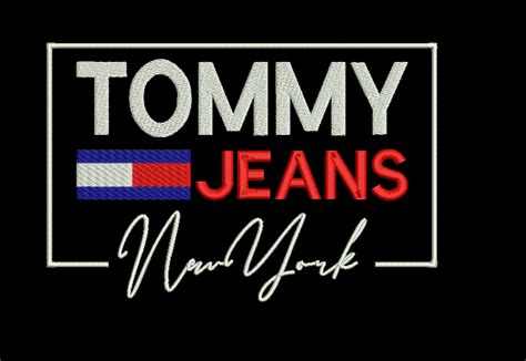 TOMMY JEANS NEWYORK | Custom embroidery, Embroidery, Embroidery and ...