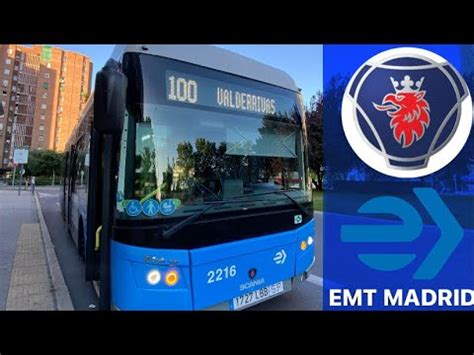 Emt Madrid Scania Newcity Castrosua Ultra Mega Full Kickdown