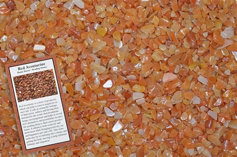 Amazon Fantasia Materials Lbs Of Tumbled Red Aventurine Chip