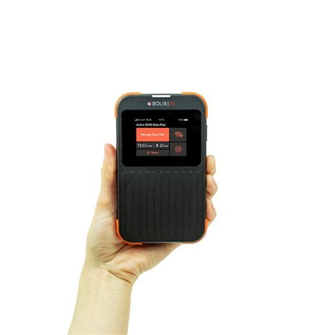 Solis 5g Hotspot Ip54 Dual Band Wi Fi Lcd Screen Providing Users With Sim Connectivity