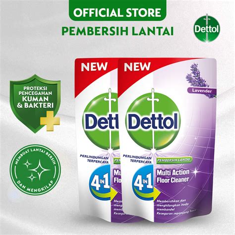 Jual Dettol Pembersih Lantai Lavender Ml X Shopee Indonesia