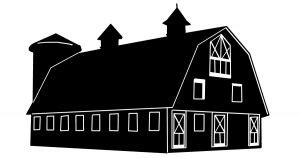 Barn Silhouettes ~ Karen's Whimsy