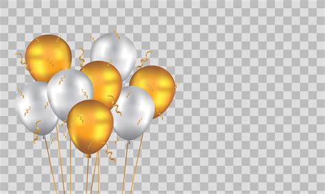 Happy Birthday Background With Illustrations Balloon Vector Art