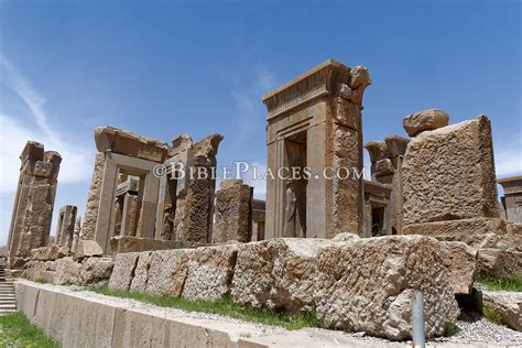 Persepolis Palace Of Darius From Southwest Tb