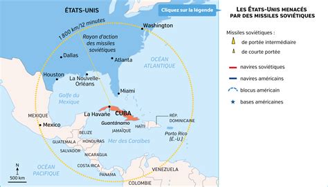 Les États Unis menacés par des missiles soviétiques