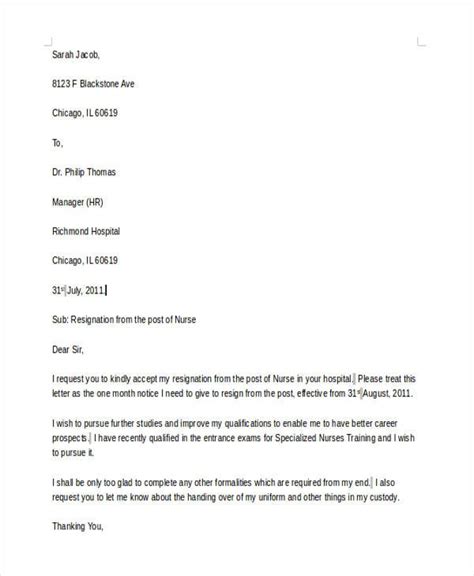 Sample Resignation Letter Template Important Elements And Tips Hot