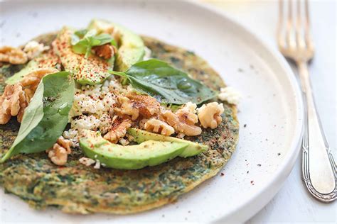 Spinach Omelette W Avocado And Cottage Cheese Outer Strength Fitness