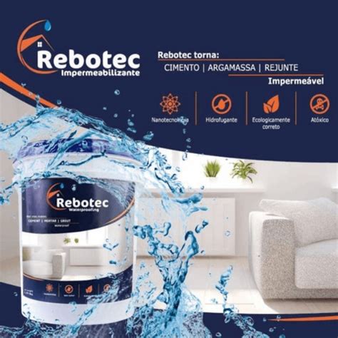 Rebotec Kg Impermeabilizante Frete Gr Tis