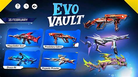 Cobra Mp40 Return Next Evo Vault Event Free Fire New Event New