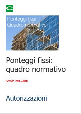 Ponteggi Fissi Quadro Normativo Certifico Srl