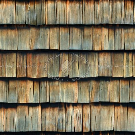 Wood shingle roof texture seamless 03843