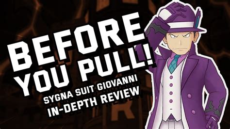 Should You Pull For Sygna Suit Giovanni And Nidoking Pokemon Masters