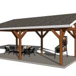 Lean To Pavilion Plans Myoutdoorplans