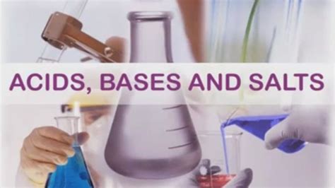 Acidsbases And Salts Types And Properties Online Science Notes