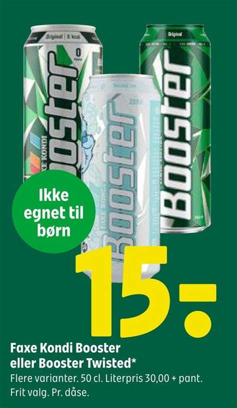 Faxe Kondi Booster Eller Booster Twisted Tilbud Hos Coop 365