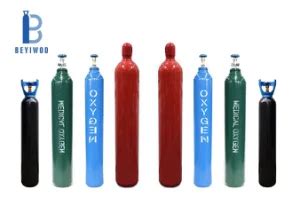 High Pressure Seamless 20L CO2 Argon Nitrogen Acetylene Oxygen Steel