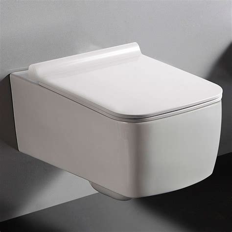 Vägghängd Toalett Yucon Vit Blank Hill Ceramic