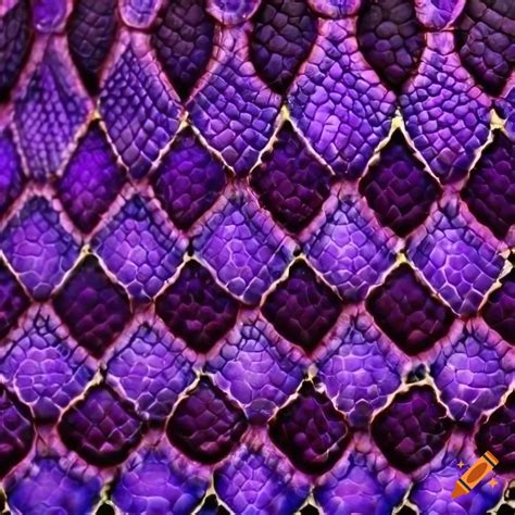 Closeup Of Han Purple Reptile Scales Texture On Craiyon