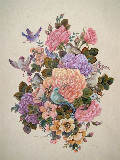 Pin By Modorova Svetlana On Floral Art Persian Art Painting