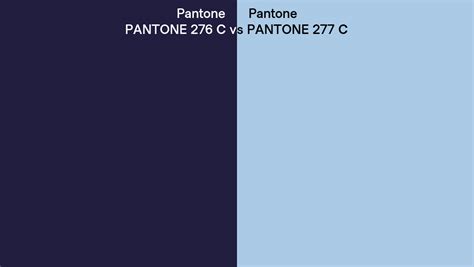 Pantone 276 C Vs Pantone 277 C Side By Side Comparison