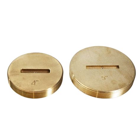 Brass Slotted Head Cleanout Plugs With Countersunk Premium Residential Valves And Fittings Factory