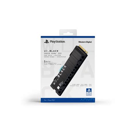 Ssd Wd Black Sn850 1tb Pcie Nvme Gen4 7000mb S M 2 Ps5 Wdbbkw0010bbk