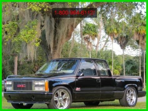 Find Used 1993 Gmc Sierra 1500 Stepside Ext Cab Sharp No Reserve Rare Sportside Orig Miles In