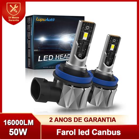 H11 Nevoeiro Lâmpadas LED Canbus H8 H16JP 9005 HB3 9006 HB4 Sem erro