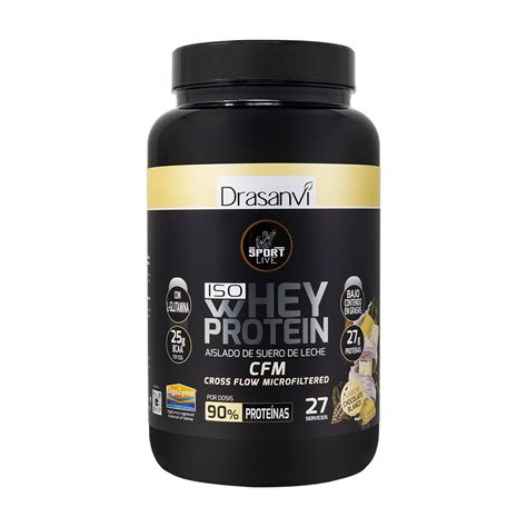 Whey Protein Aislado Chocolate Blanco 800 G Sport Live Drasanvi