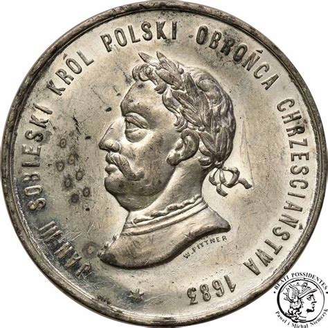 Polska Medal Jan Sobieski Cyna St Archiwum Niemczyk Pl