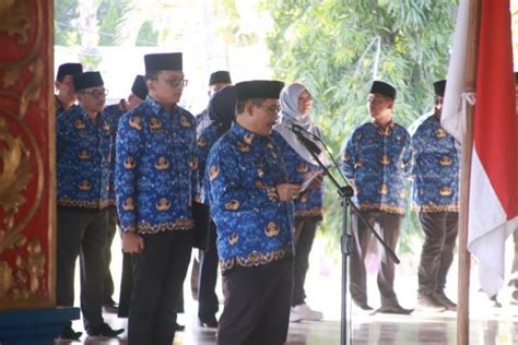 Pemkab Peringati Hari Lahir Pancasila Pj Bupati Lobar H Ilham