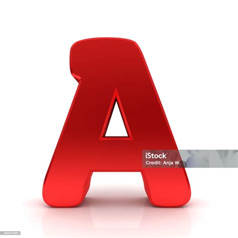 tanda huruf alfabet merah huruf kapital  rendering grafik