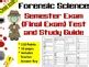 Forensic Science Semester Final Exam And Study Guide Tpt