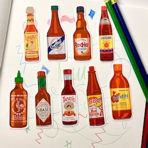 Valentina Hot Sauce Sticker Waterproof Mexican Food Decal Etsy