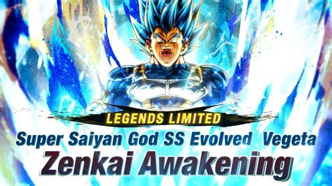 Dragon Ball Legends Super Saiyan God Ss Evolved Vegeta Zenkai