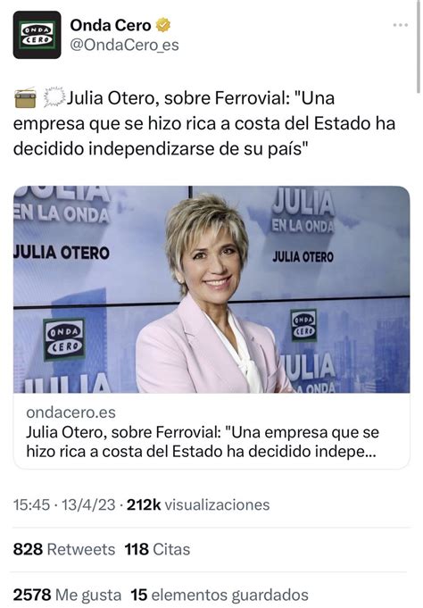 Mejores Zasca On Twitter AUTOZASCA De Julia Otero