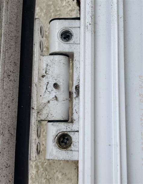 Adjusting Butt Hinge On Old UPVC Dropped Door Doors Door Frames