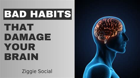 Bad Habits That Damage Your Brain Youtube