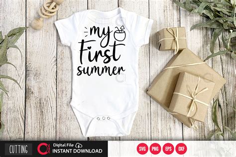 My First Summer Svg Graphic By Printablesvg Creative Fabrica