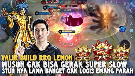 Valir Top Build Rrq Lemon Musuh Gak Bakalan Bisa Lari Dari Api Valir