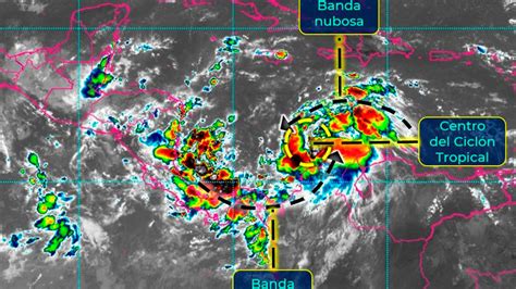 La Depresión Tropical Trece se intensifica a Tormenta Tropical Julia