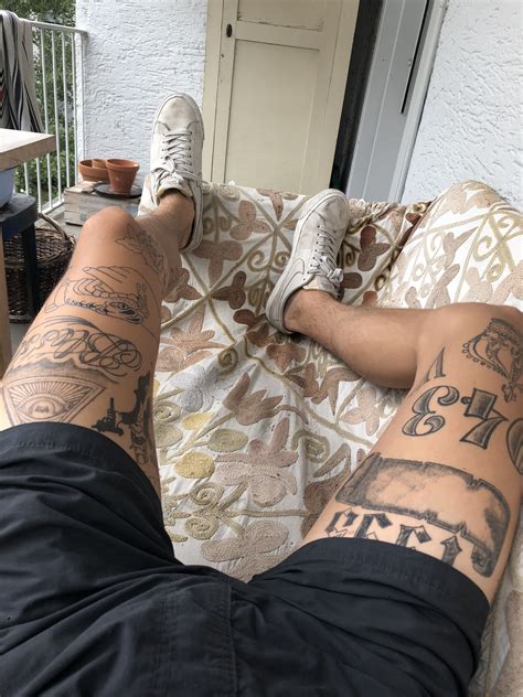 Selfmade Tattoos Get Creativ Leg Tattoo Men Tattoos For Guys Cool