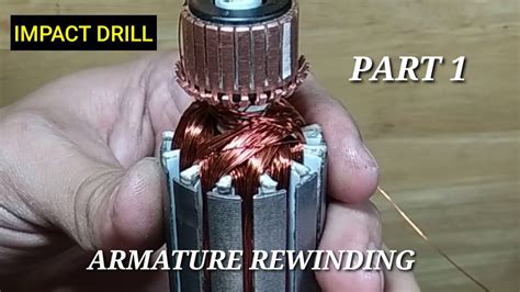 ARMATURE REWINDING Part 1 YouTube