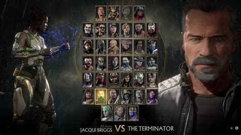 Jacqui Briggs Vs Terminator Mortal Kombat 11 Ultimate PS5