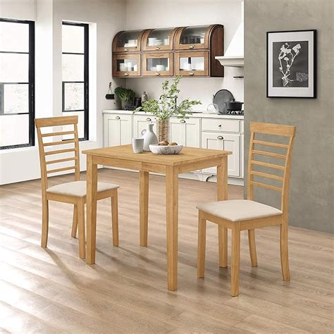 Hallowood Furniture Ledbury Small Solid Wooden Dining Table Chairs