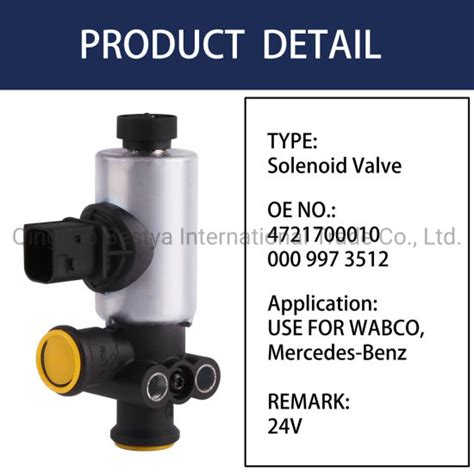 China Truck Solenoid Valve Brake System Air Brake