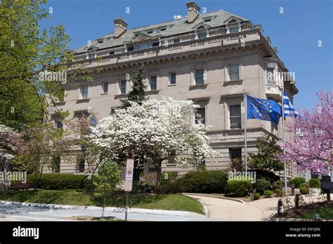 Embassy Of Greece Washington Dc Usa Stock Photo Alamy