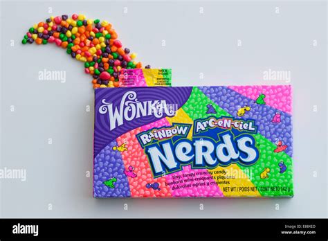 A Box Of Rainbow Nerds Candy Currently Sold By Nestlé Under Their