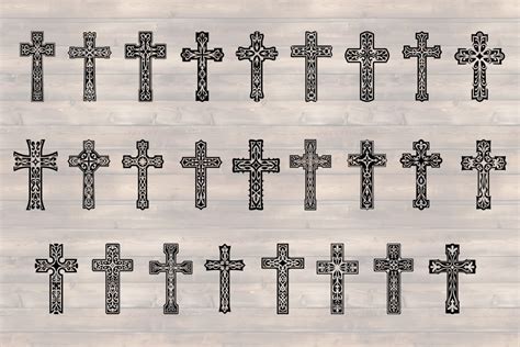 Crosses Svg Bundle Ornate Cross Svg Bundle Cross Clipart 100