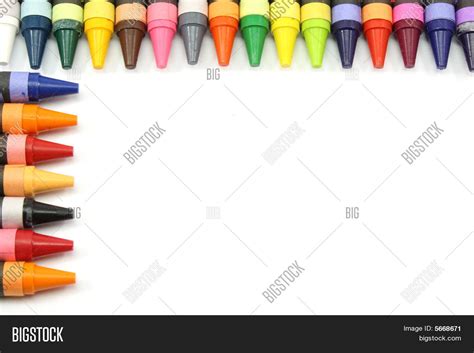 Crayon Border Image & Photo | Bigstock